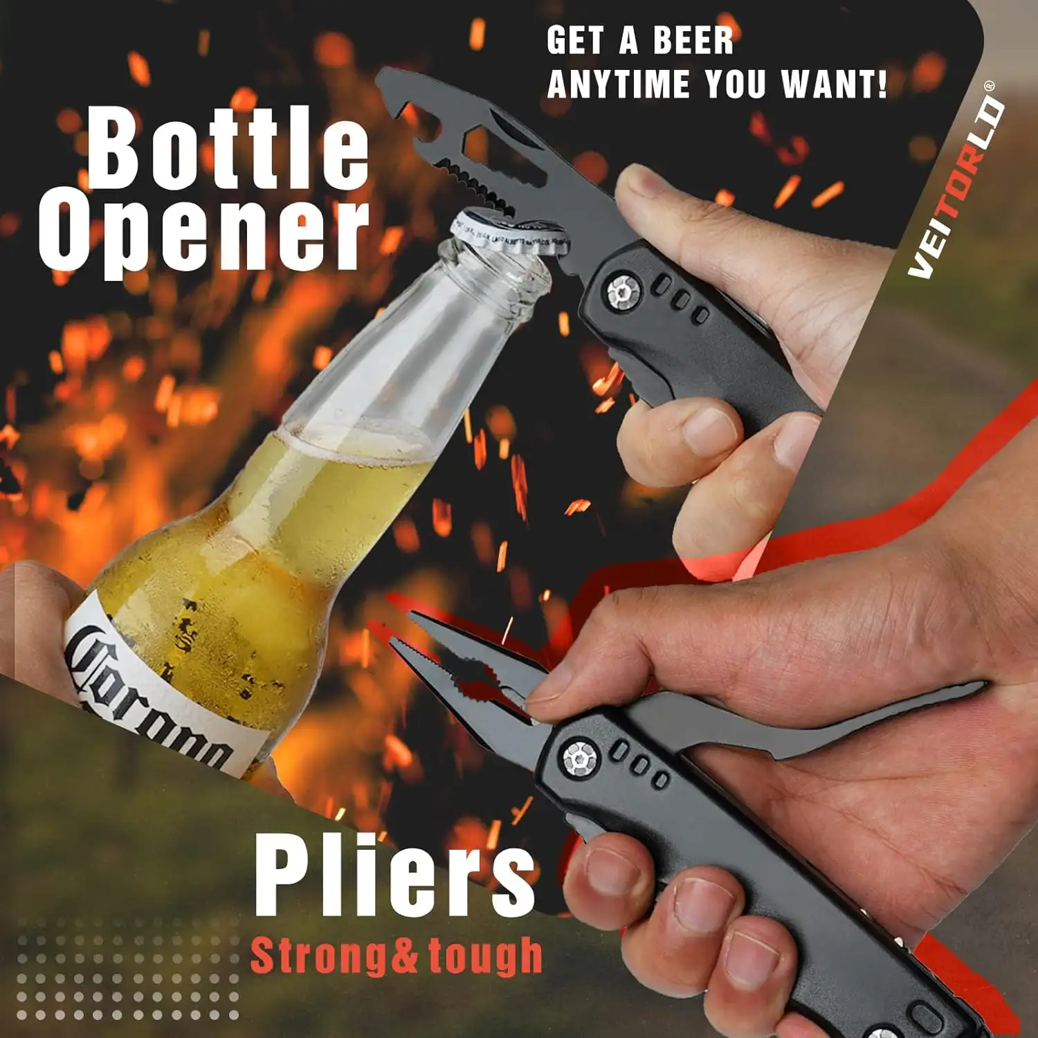 VEITORLD All in One Survival Tools Hammer Multitool - 71bbdueb8l._ac_sl1500_